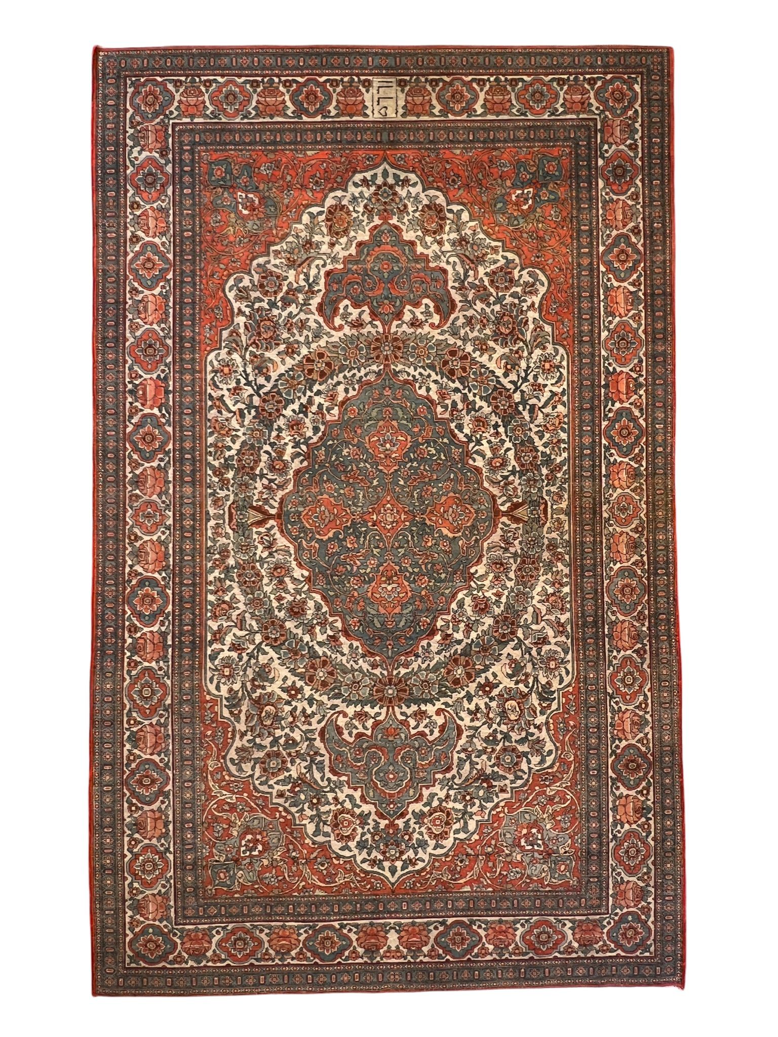 Rare Antique Farahan rug 
